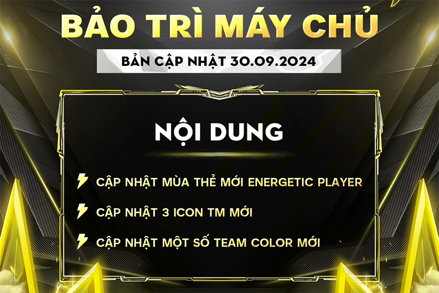 Bảo trì FC Online hôm nay 30/9, cập nhật mùa 24EP đến mấy giờ?